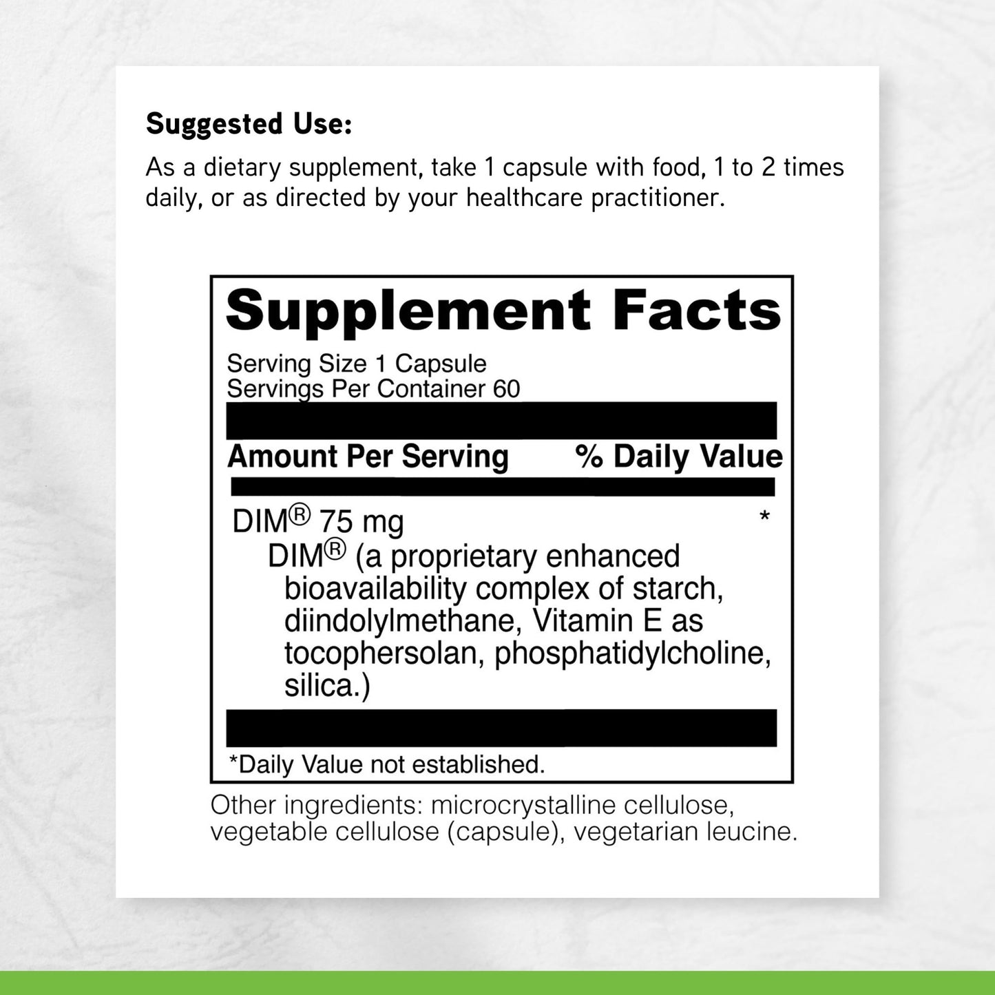 DAVINCI Labs DimPro - Dietary Supplement to Support Hormonal Balance in Men & Women & Healthy Weight Management* - with Vitamin E and More - Vegetarian - Soy-Free - Gluten-Free - 60 Capsules - dailyvitalstore