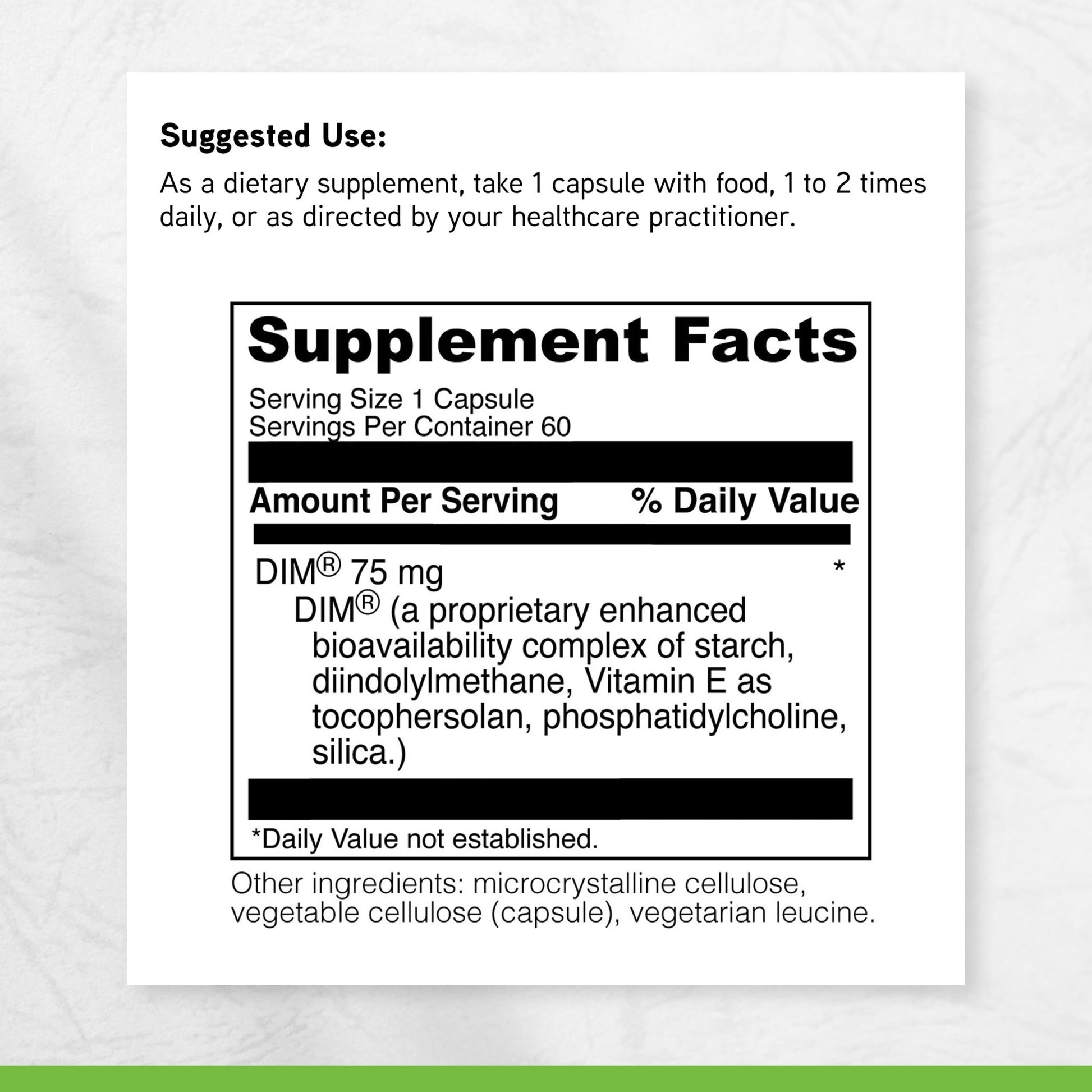 DAVINCI Labs DimPro - Dietary Supplement to Support Hormonal Balance in Men & Women & Healthy Weight Management* - with Vitamin E and More - Vegetarian - Soy-Free - Gluten-Free - 60 Capsules - dailyvitalstore