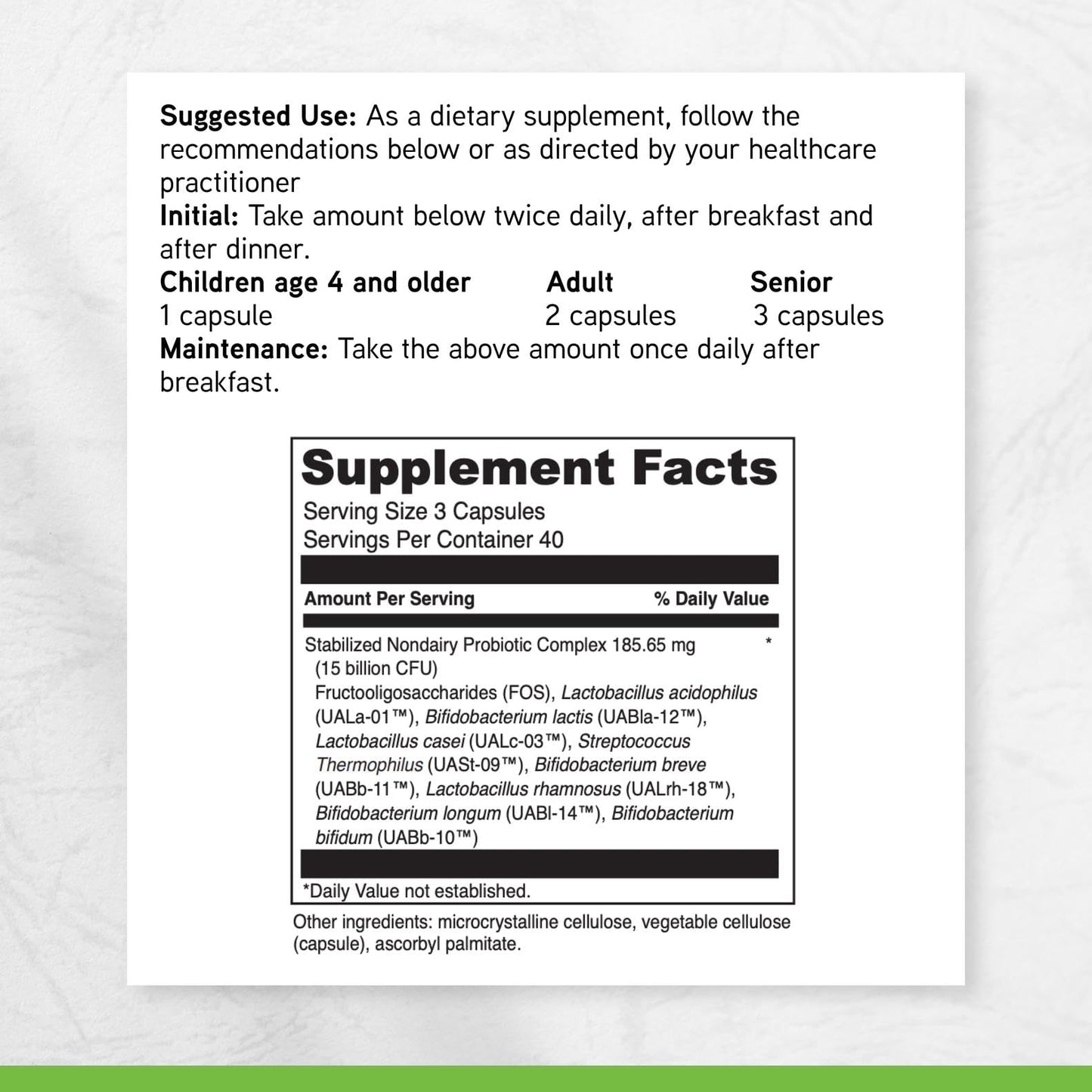 DAVINCI Labs Mega Probiotic ND - Non-Dairy Probiotic Supplement Supports Gut, Digestive & Brain Health* - Gut Health Support Supplement - dailyvitalstore