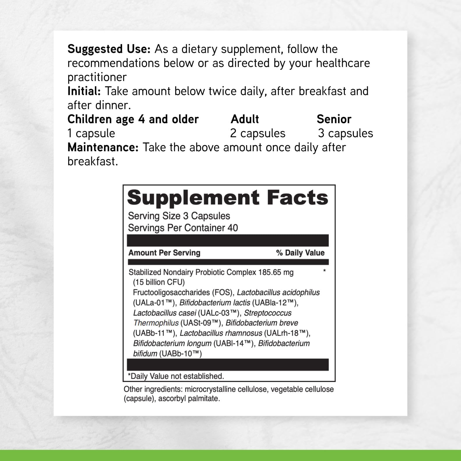 DAVINCI Labs Mega Probiotic ND - Non-Dairy Probiotic Supplement Supports Gut, Digestive & Brain Health* - Gut Health Support Supplement - dailyvitalstore