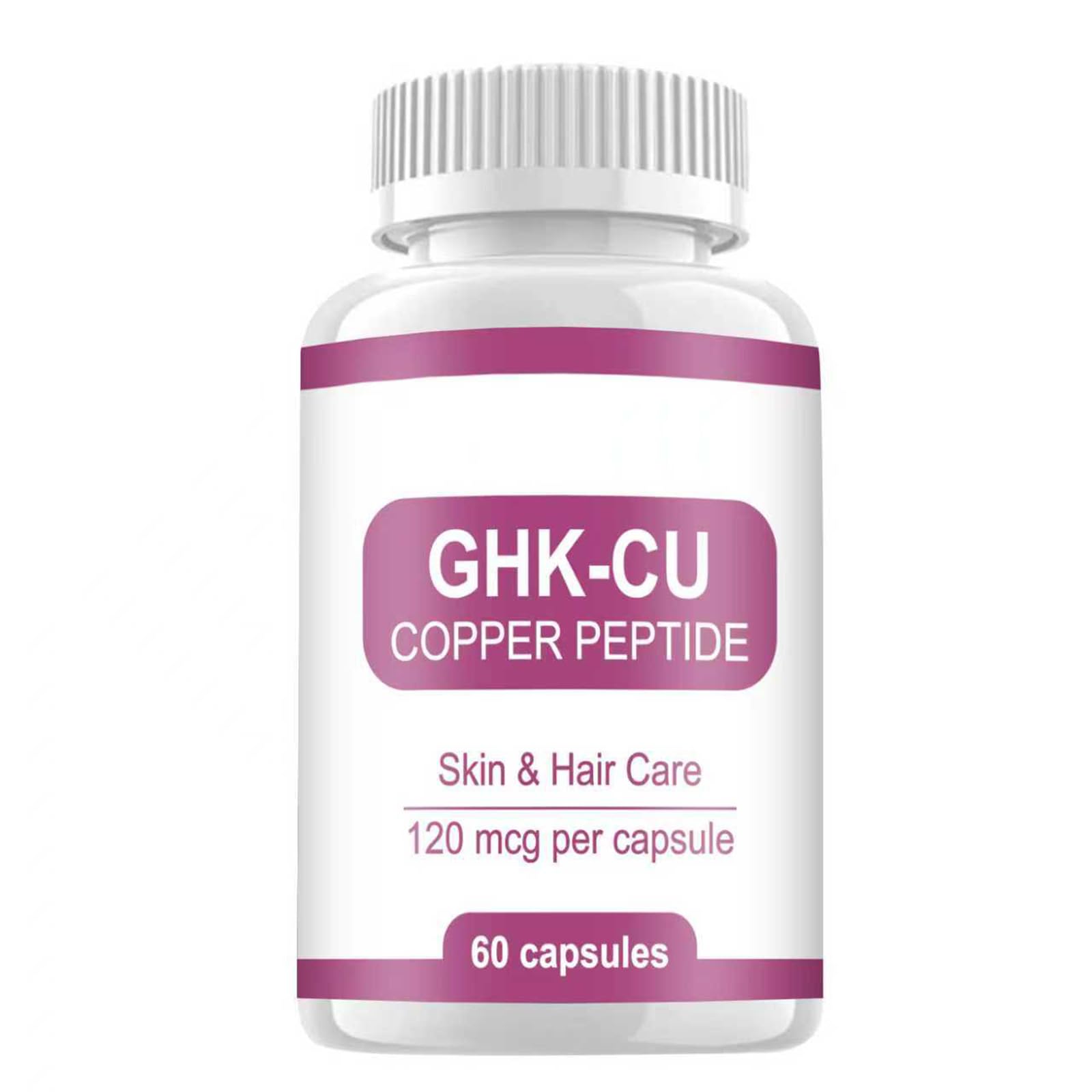 DAYEAH GHK-Cu Copper Peptide Supplement, 120mcg Vegan High Potency Promotes Skin Repair, Radiant Skin Elasticity, Anti-Aging & Hair Growth Support-60ct - dailyvitalstore
