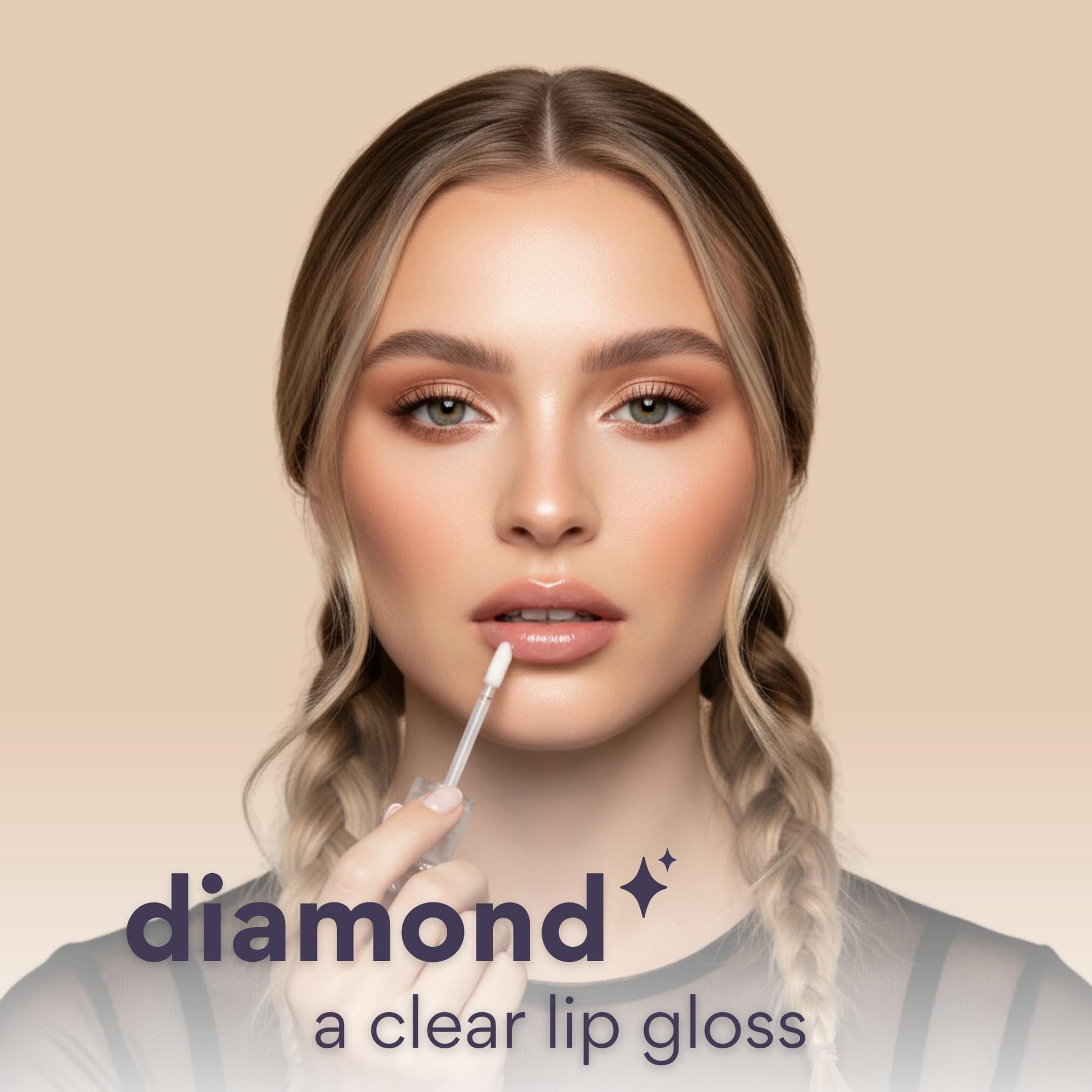 dearcloud Jelly Wave Lush Lip Oil – Clear Lip Gloss and Lip Gloss for Women - Korean skincare essential – Lip Oil for Women with Collagen - Diamond (0.13 oz) - dailyvitalstore
