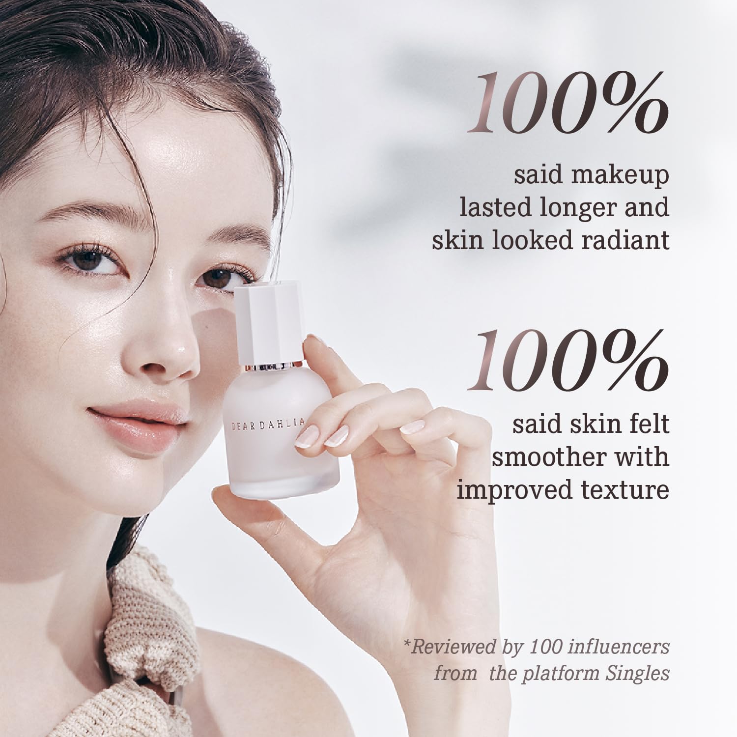 DEARDAHLIA Prime Layer Skin Prep - Vegan Makeup Primer, Lightweight & Hydrating for Long-Lasting Makeup, Smooth, Glowing Skin. Korean Base Prep. Artificial fragrance free. 1.35 oz - dailyvitalstore