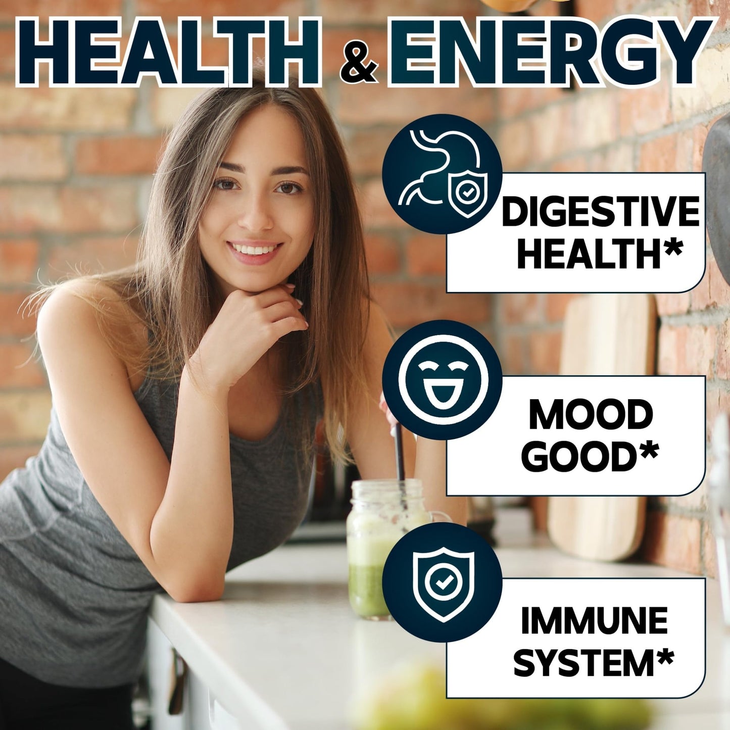 DEDICAD 12in1 Wormwood Black Walnut Clove Capsules - Immune, and Mood Support - 3 Month Supply - 90 Vegan Capsules - dailyvitalstore