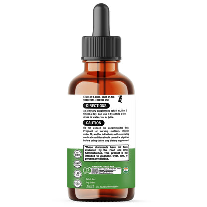DEDICAD 12in1 Wormwood Liquid Drops - Black Walnut Wormwood Tincture Liquid Extract Whole Cloves and 9 More Herbs - 60 Days Supply - dailyvitalstore