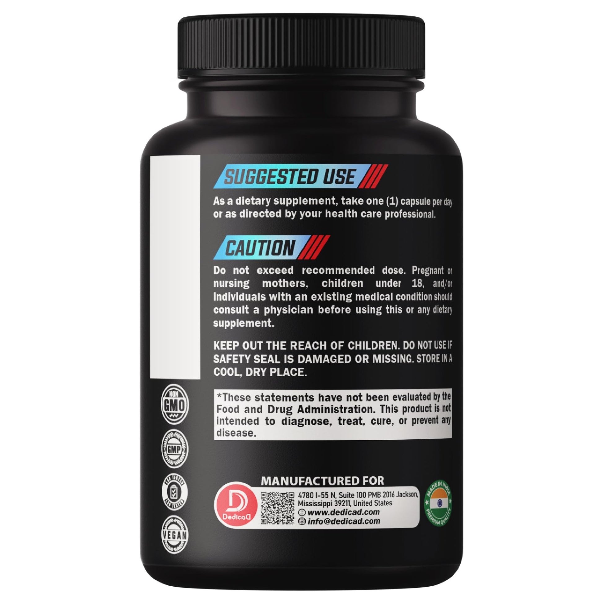 DEDICAD 20:1 Bilberry Extract Capsules - 5 Month Supply - Support Eyes, Vision & Heart Health - 10in1 Plus Grape Seed, Carrot, Elderberry, Eyebright & Others - 150 Counts - dailyvitalstore