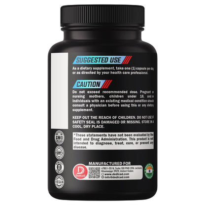 DEDICAD 20:1 Bilberry Extract Capsules - 5 Month Supply - Support Eyes, Vision & Heart Health - 10in1 Plus Grape Seed, Carrot, Elderberry, Eyebright & Others - 150 Counts - dailyvitalstore