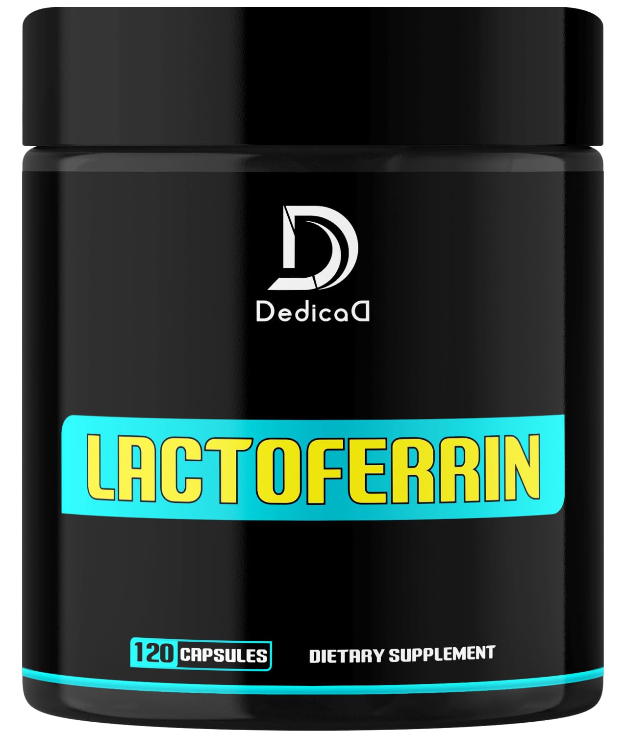 DEDICAD 500Mg Lactoferrin Supplement - 120 Capsules for 2-Month Supply - dailyvitalstore