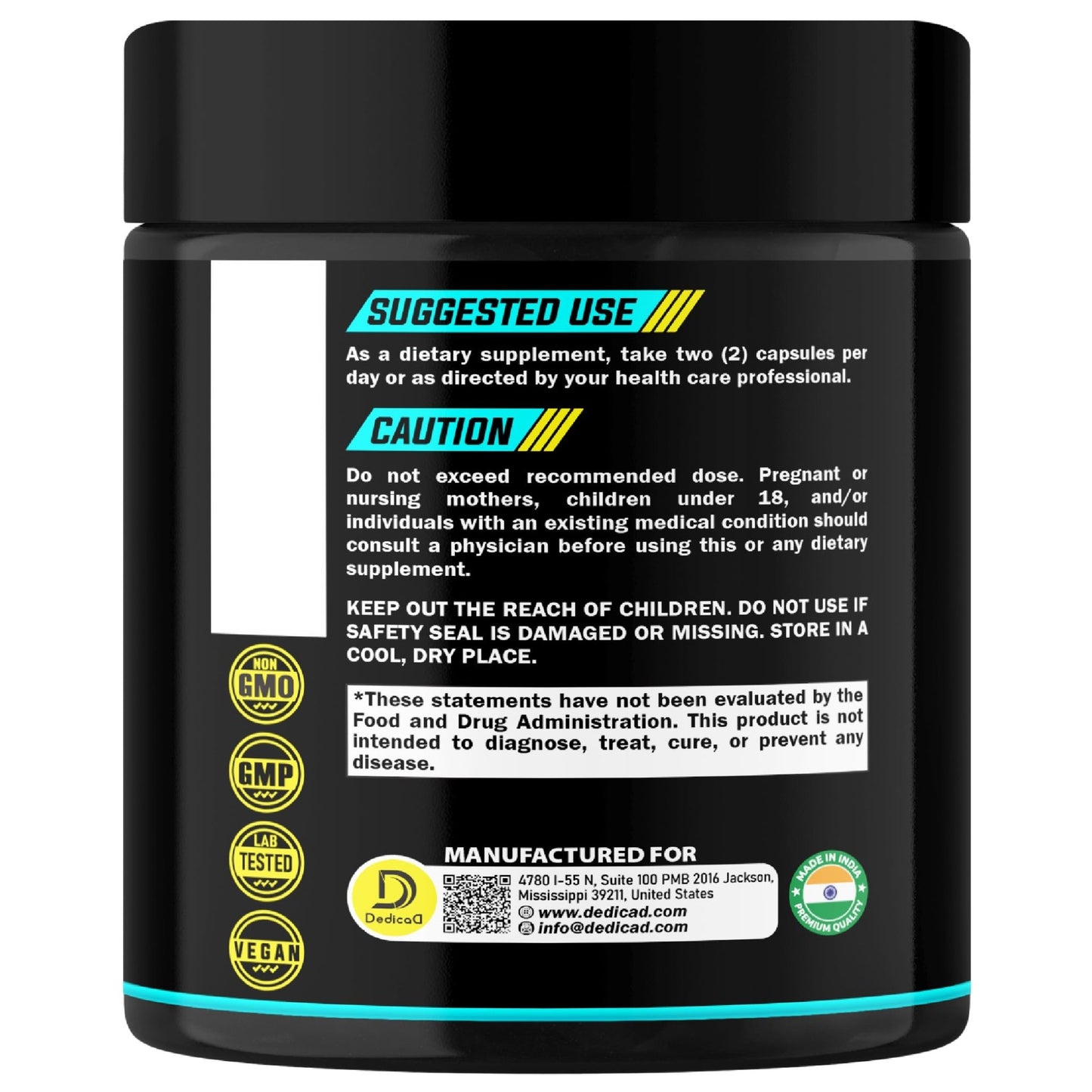 DEDICAD Pao Pereira Bark Extract and Graviola Soursop - 150 Capsules Supply - dailyvitalstore