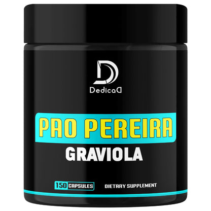 DEDICAD Pao Pereira Bark Extract and Graviola Soursop - 150 Capsules Supply - dailyvitalstore