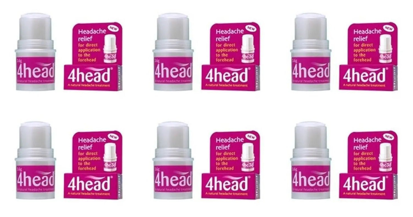 Dendron 4Head Headache Treatment 3.6.g - Pack of 6 - dailyvitalstore