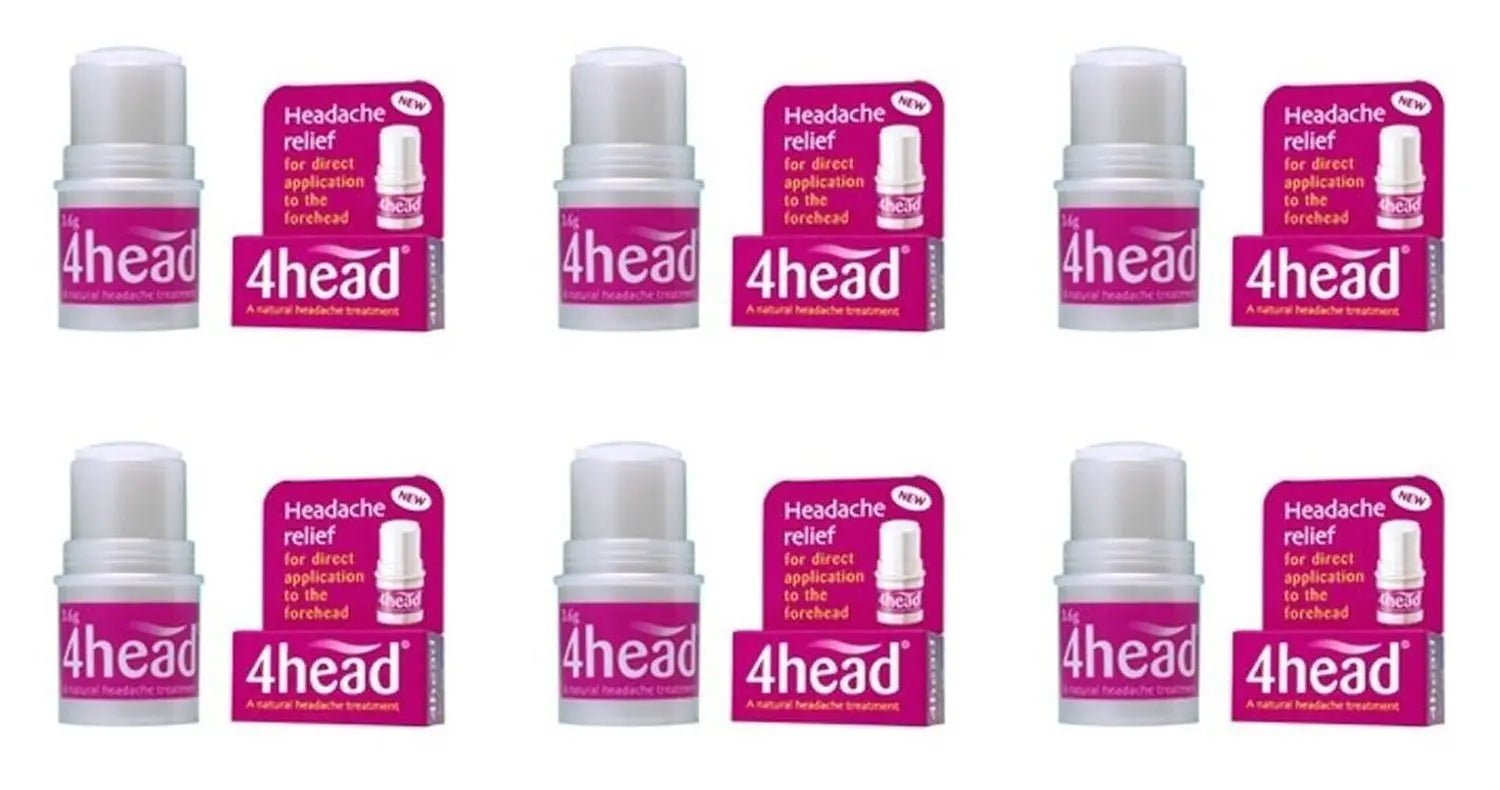 Dendron 4Head Headache Treatment 3.6.g - Pack of 6 - dailyvitalstore