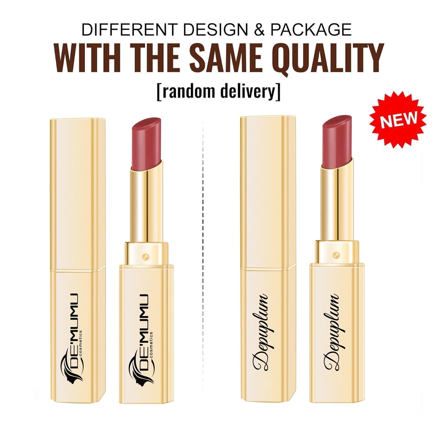 Depuplum Black Berry Lipstick for Women Hydrate Glossy Lipstick Moisture Lip Gloss Sheer-Medium Coverage Long Lasting Lipsticks for Dry Lips (DM65 Berry) - dailyvitalstore