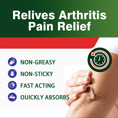 Derggzey Naturals Arthritis Pain Relief Cream 8 oz - Maximum Strength Deep Penetrating for Joint, Muscle, Knee, Back, Feet, Hand, Ankle - Effective Soothing - dailyvitalstore
