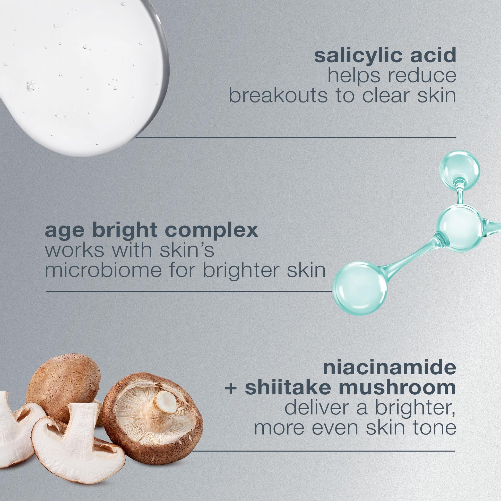 Dermalogica Age Bright Clearing Serum (1 Fl Oz) Anti-Aging Face Serum with Salicylic Acid - Promotes Smoother, Clearer, Brighter, and More Even Skin - dailyvitalstore