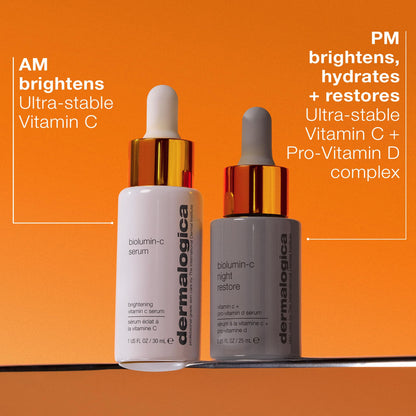Dermalogica Biolumin-C Serum, Vitamin C Dark Spot Serum for Face with Peptide and AHA - Exfoliates and Reduces Sign of Skin Aging, 1 Fl Oz - dailyvitalstore