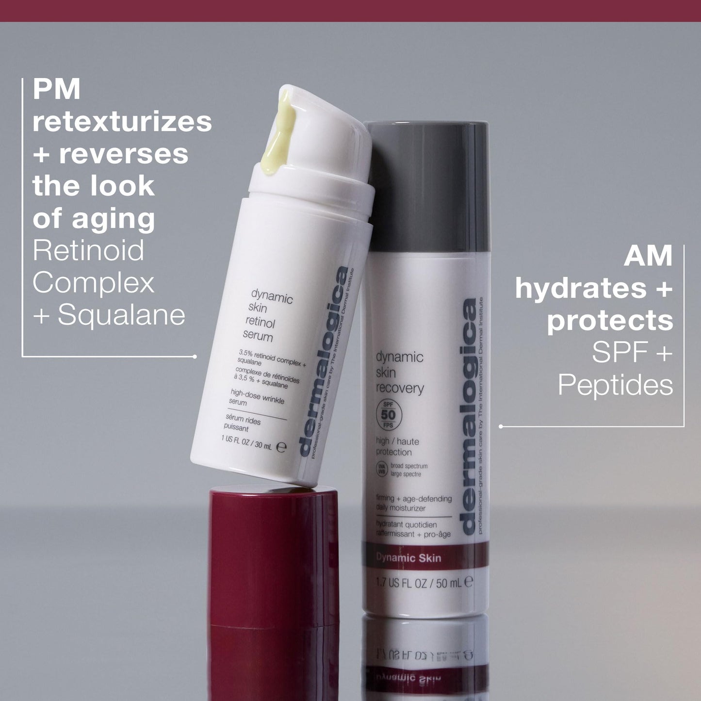 Dermalogica Dynamic Skin Retinol Facial Serum with Multi-Retinoid Complex, Retexturizing and Improving Skin Health, 1 fl oz - dailyvitalstore