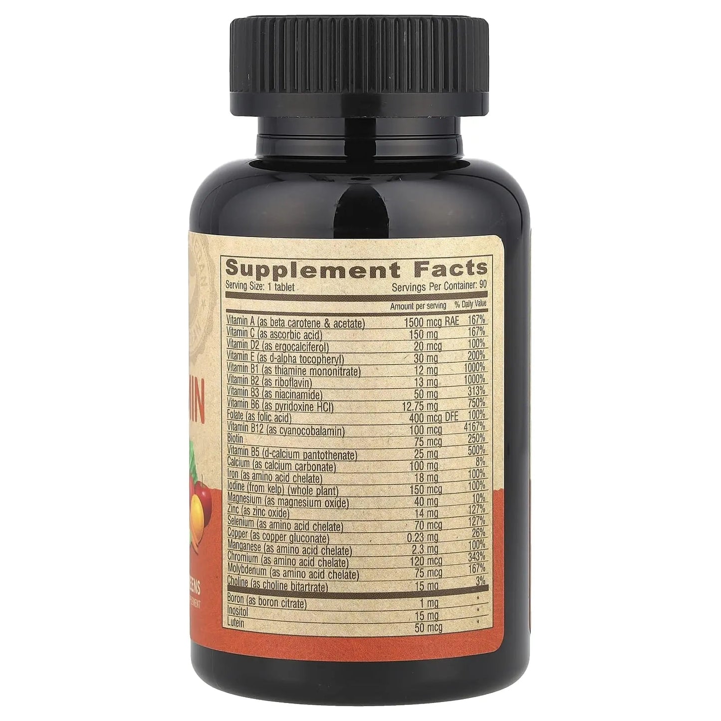 DEVA Tiny Tablets Vegan Multivitamins for Women & Men, Multivitamin with Iron, Mineral Supplement, Vitamin C, Vitamin B Complex - dailyvitalstore