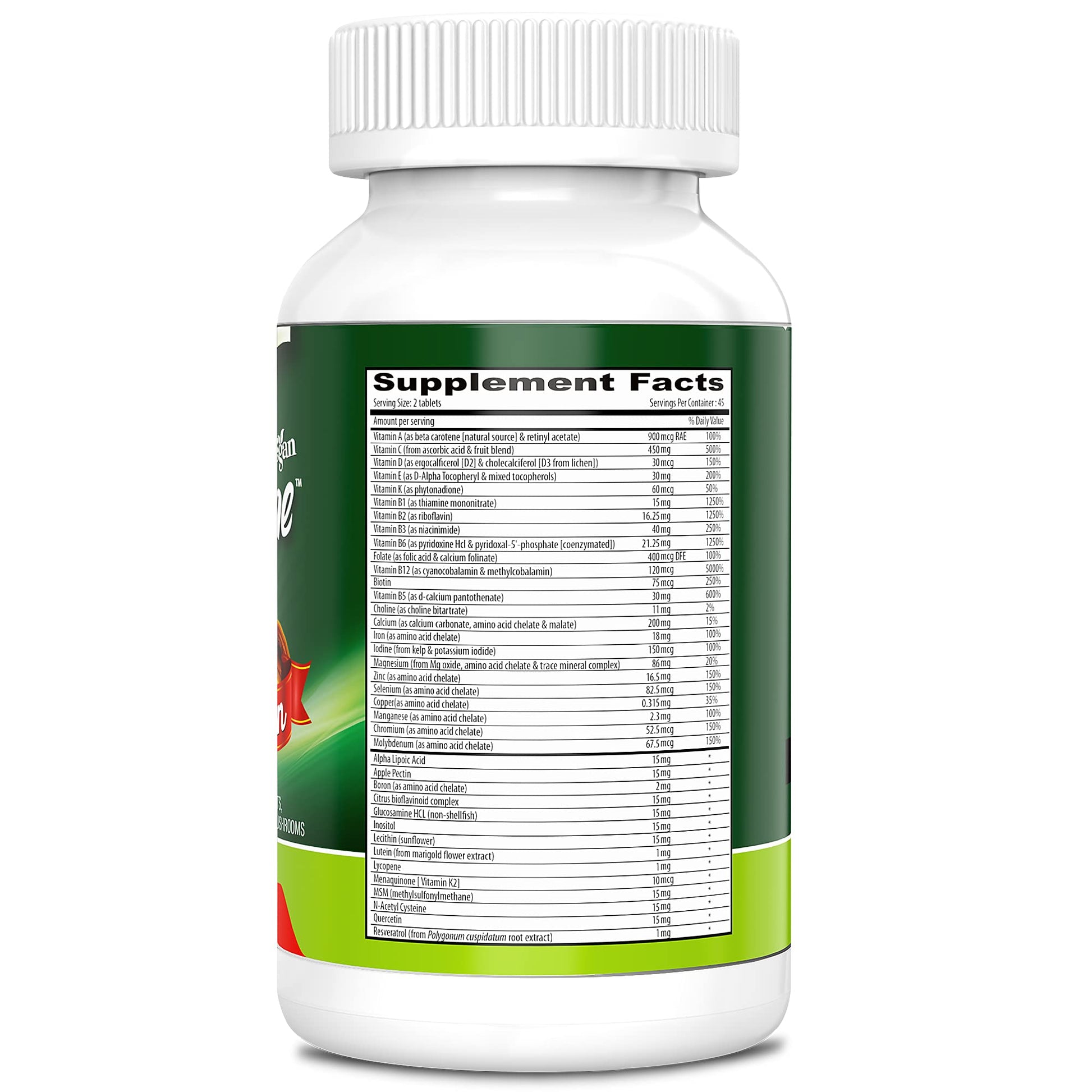 DEVA Tuba Prime Vegan Multivitamin - High-Potency Vitamin and Mineral Dietary Supplement - Antioxidants, Fruit and Vegetable Blend, Super Mushrooms, Probiotics, Prebiotics, Seeds, Herbs - 90 Tablets - dailyvitalstore