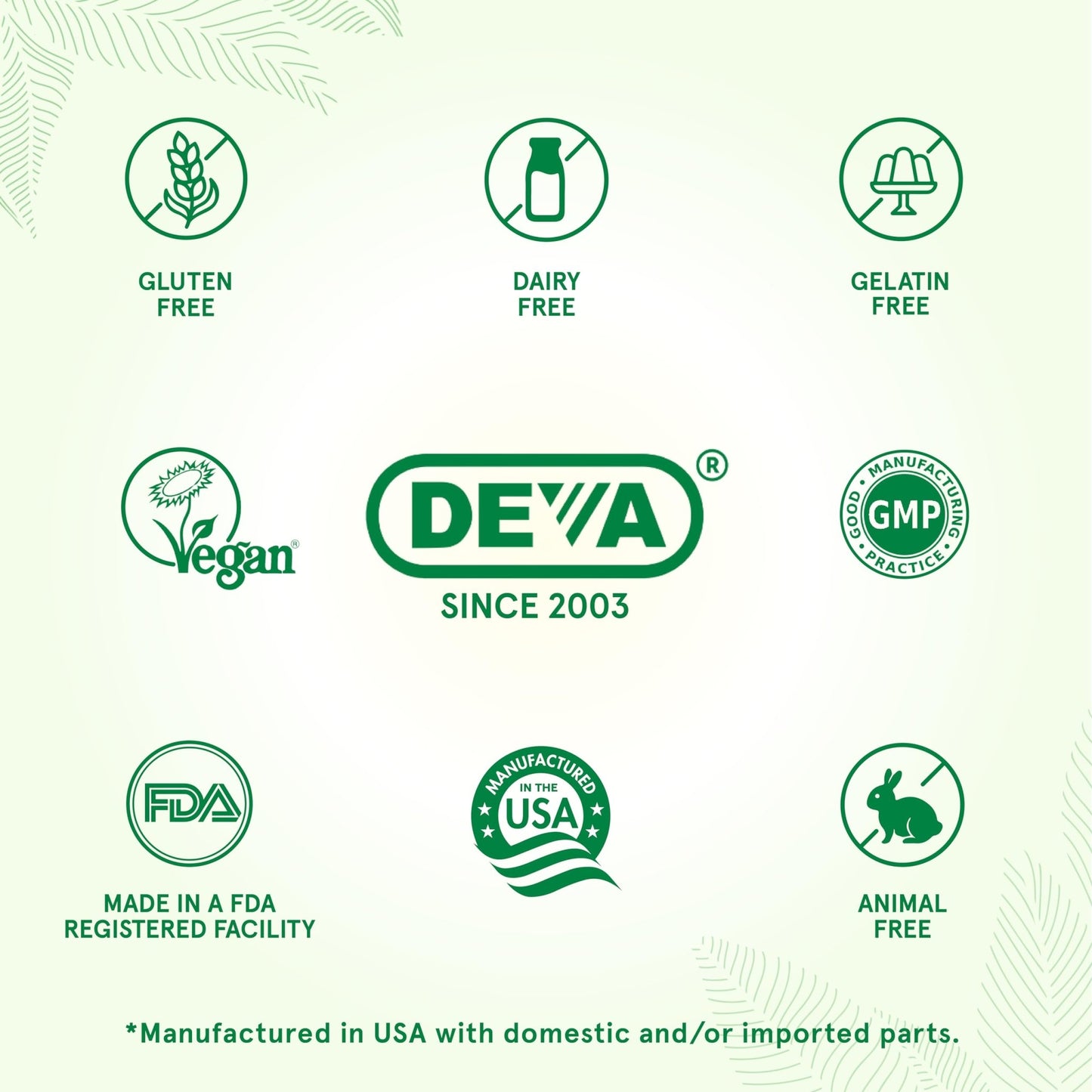 DEVA Vegan Multivitamin & Mineral Supplement with Iron 2-Pack, Spirulina, Chlorella, Ashwagandha, Broccoli & More, 90 Coated Tablets Each - dailyvitalstore