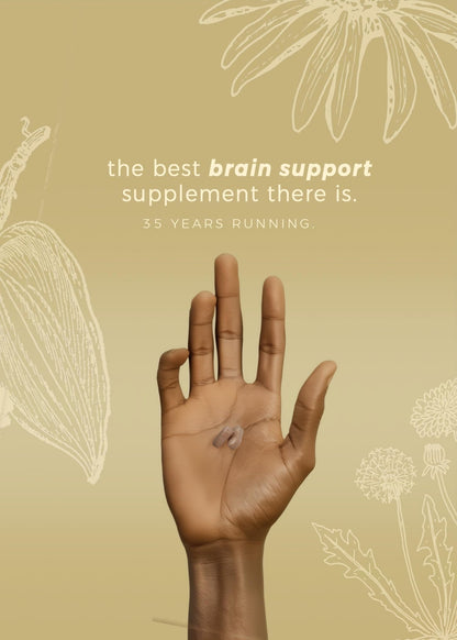 DiamondMIND Brain Support Supplement - Natural Formula for Mental Energy & Cognitive Function - Focus, Clarity, and Memory Supplement - Less Mental Stress - Vegan, Gluten-Free, Dairy-Free - (60 Count) - dailyvitalstore