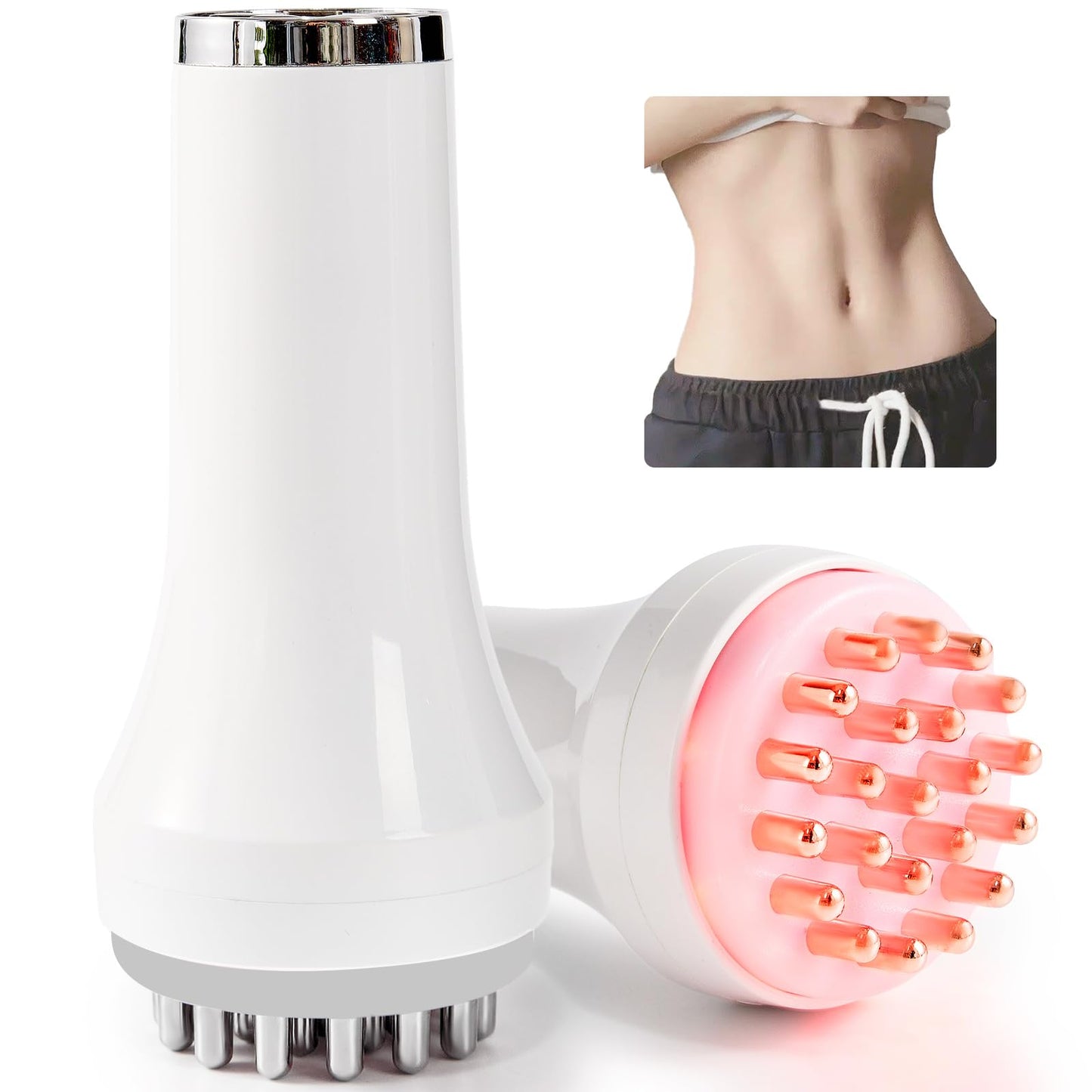 DiDEER Lymphatic Drainage Massager & Anti Cellulite Massage Tool, for Legs, Arms & Belly, Body,Helps Reduce Stretch Marks & Cellulite,with Microcurrent, Light Heat & Vibration - dailyvitalstore