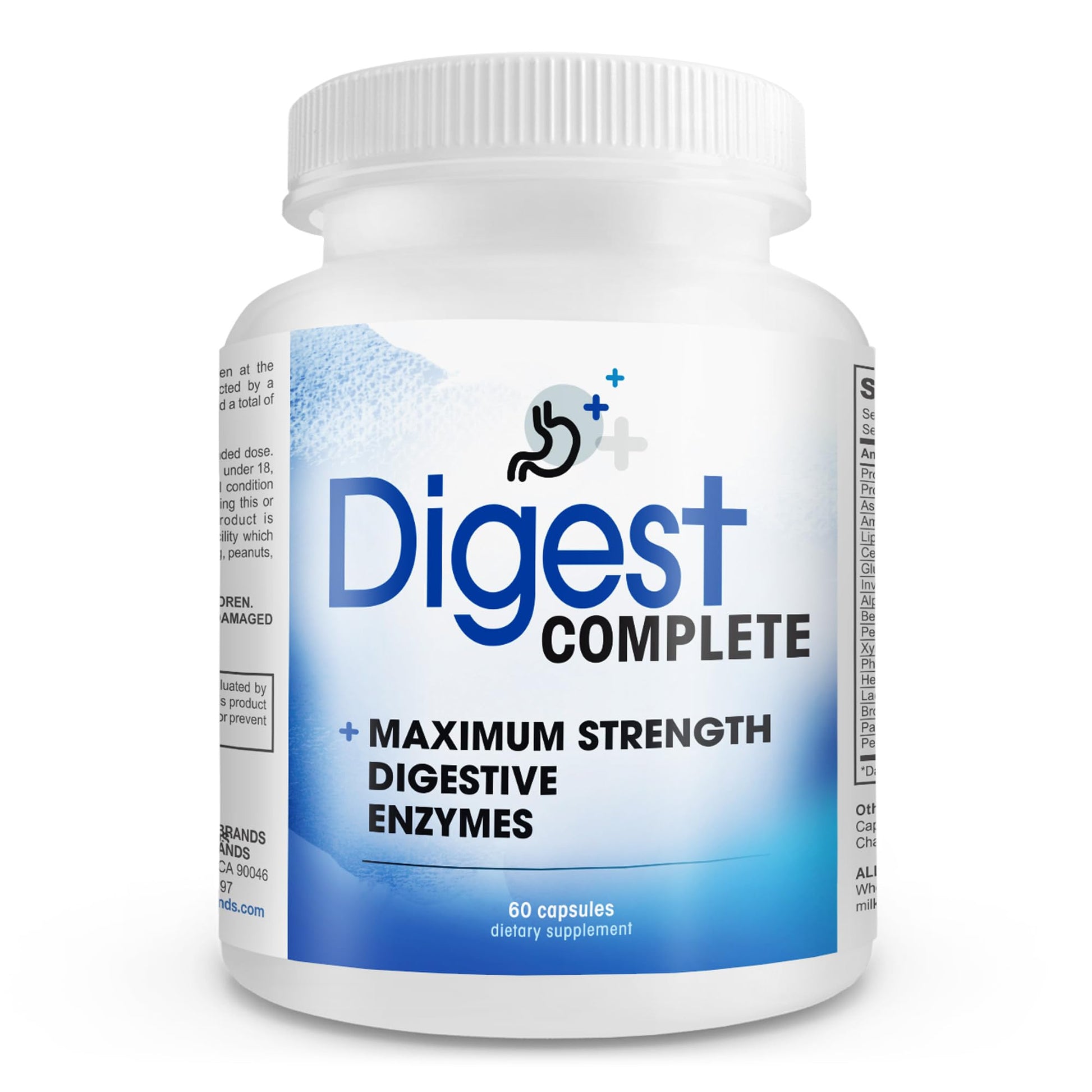 Digest Complete 2-in-1 Probiotic Digestive Enzymes, 60 Capsules - dailyvitalstore
