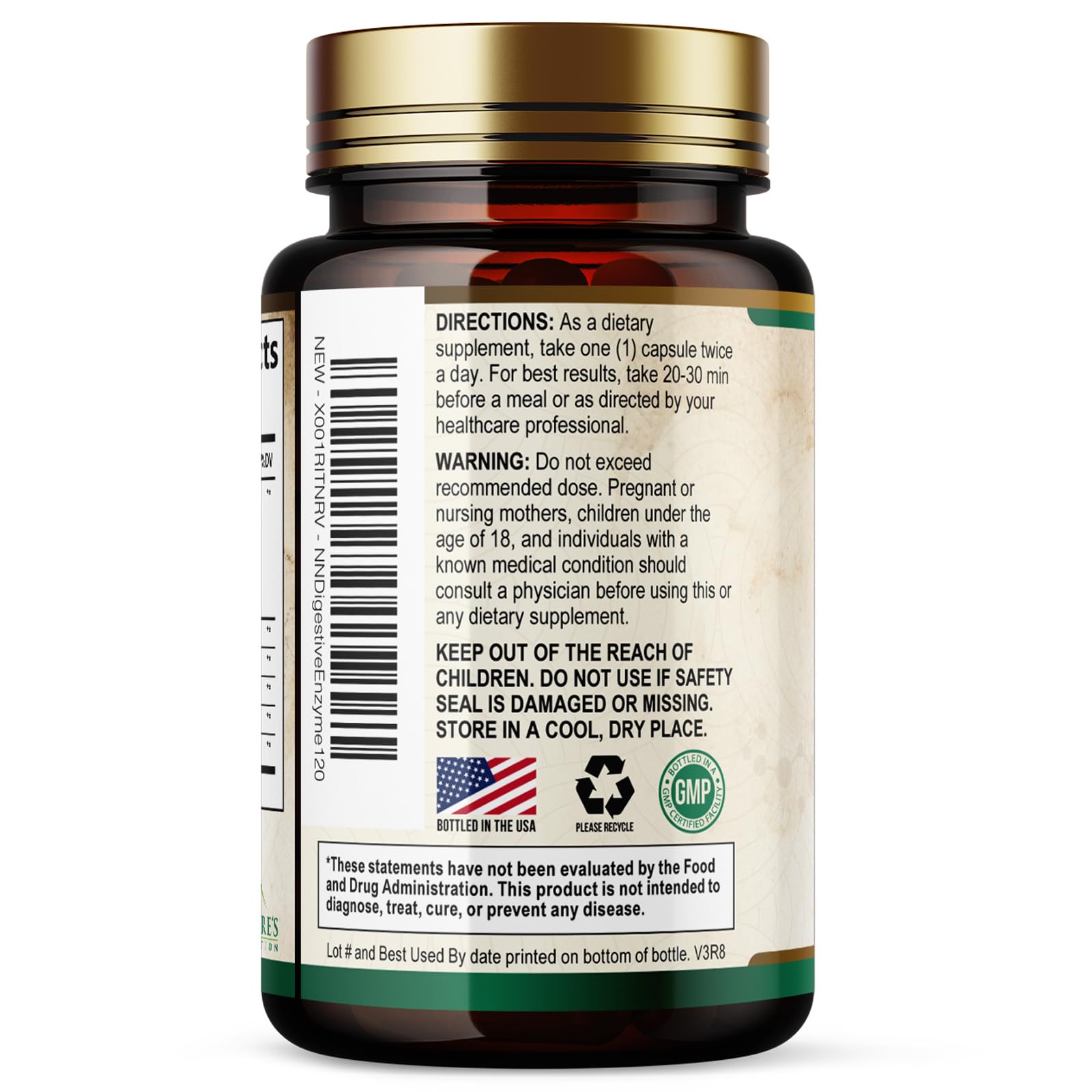 Digestive Enzymes - Super Digestive Multi Enzyme Complex for Bloating & Gut Health Support with Bromelain, Papain, Probiotics & Prebiotics - Digestion Health - dailyvitalstore