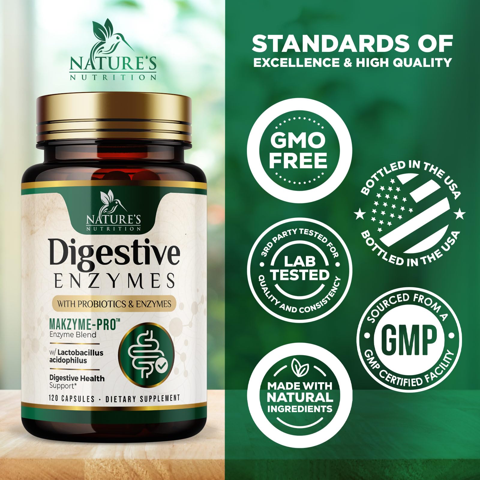Digestive Enzymes - Super Digestive Multi Enzyme Complex for Bloating & Gut Health Support with Bromelain, Papain, Probiotics & Prebiotics - Digestion Health - dailyvitalstore