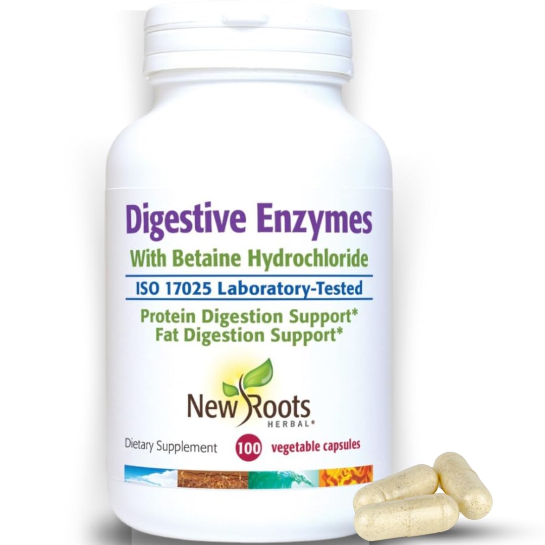 Digestive Enzymes with Ox Bile and Betaine HCl (100 Caps) Ox Bile Supplements for No Gallbladder with Papain & Pepsin A | Pancrease Cleanse & Detox - dailyvitalstore