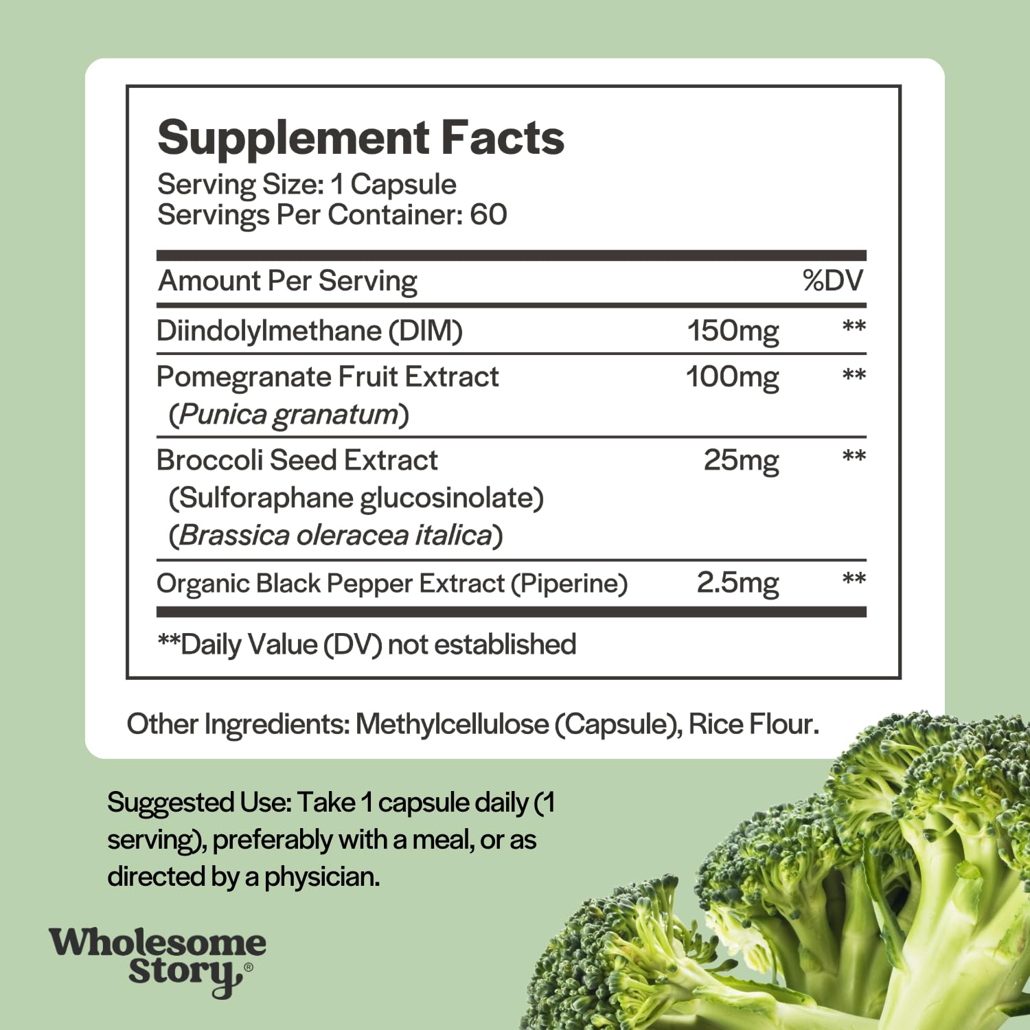 DIM Supplement Women | DIM SGS | Pomegranate, Broccoli and Black Pepper Blend | Estrogen & Hormone Balance for Women | Cell and Tissue Health | 60-Day Supply | Clean Label Project Certified - dailyvitalstore