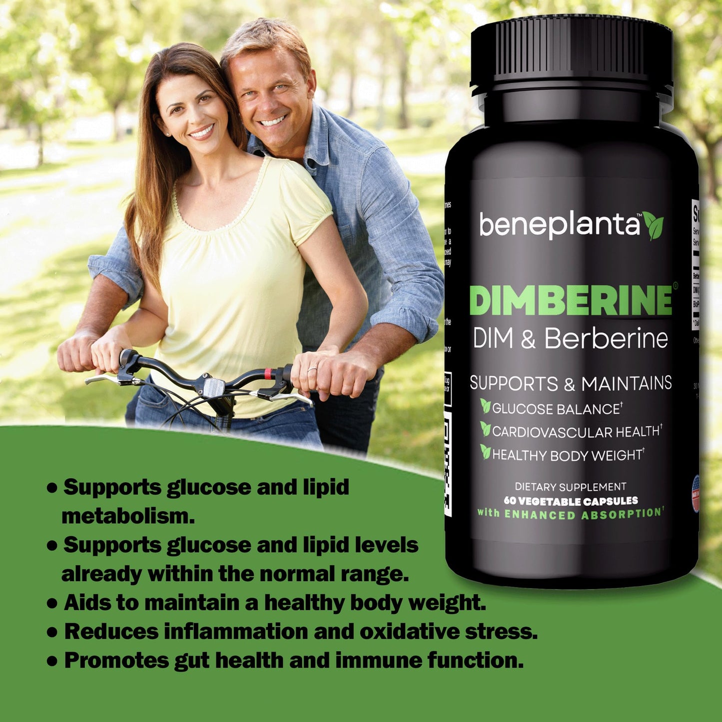 Dimberine - DIM & Berberine, High Purity Enhanced Absorption Formula - 60 Capsules - dailyvitalstore
