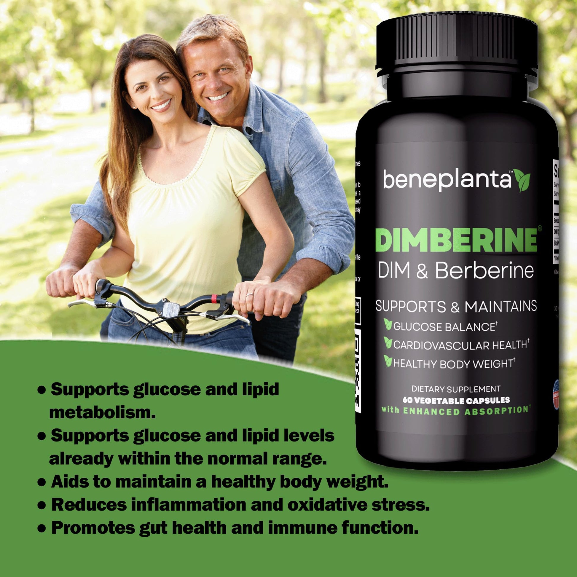 Dimberine - DIM & Berberine, High Purity Enhanced Absorption Formula - 60 Capsules - dailyvitalstore