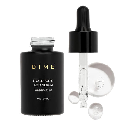 DIME Beauty Hyaluronic Acid Serum, Ultra Hydrating Face Serum with Pure Hyaluronic Acid, 1 oz / 30 ml - dailyvitalstore