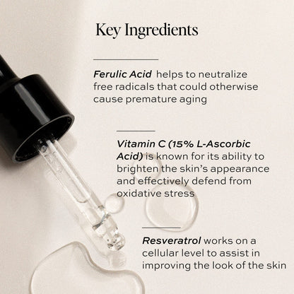 DIME Beauty Hyper Glow Treatment Vitamin C Serum Dark Spot Remover for Face Brightening Hydrating Antioxidant Vitamin C Serum for Face with Ferulic Acid Resveratrol Hyaluronic Acid Aloe 1 oz / 30 ml - dailyvitalstore