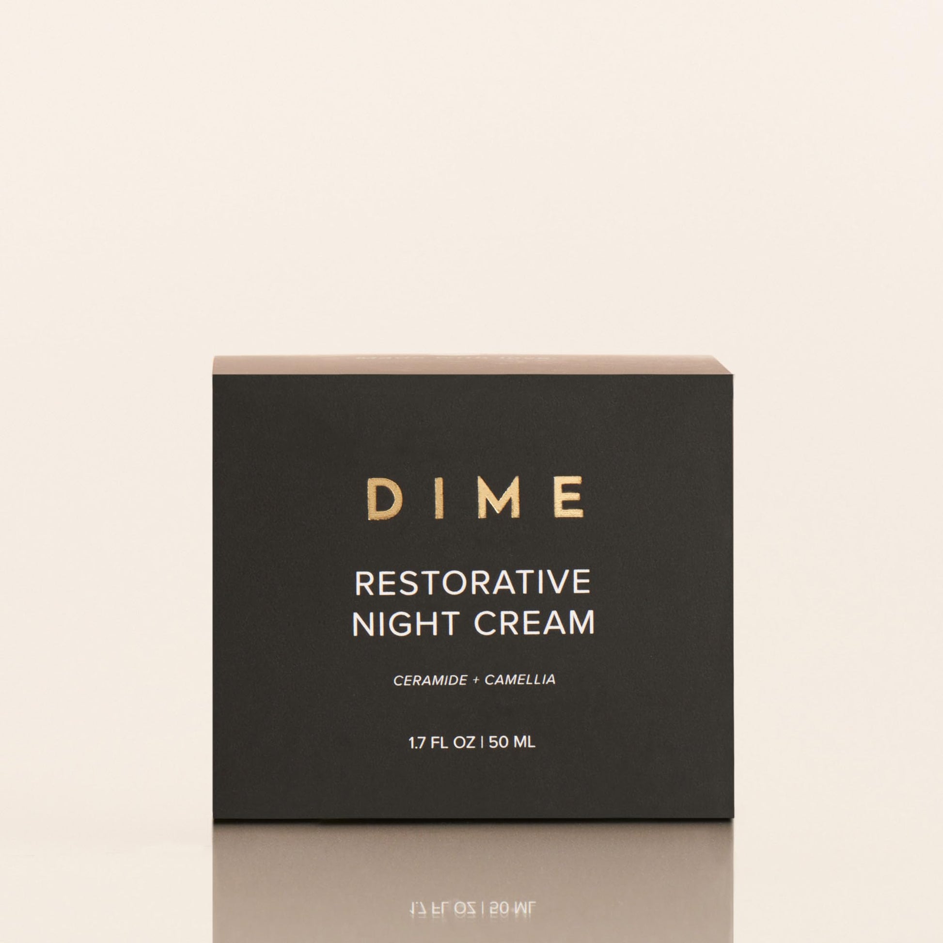 DIME Beauty Restorative Night Cream, Facial Moisturizer with Ceramides and Sea Buckthorn, 1.7 oz / 50 ml in Pump - dailyvitalstore