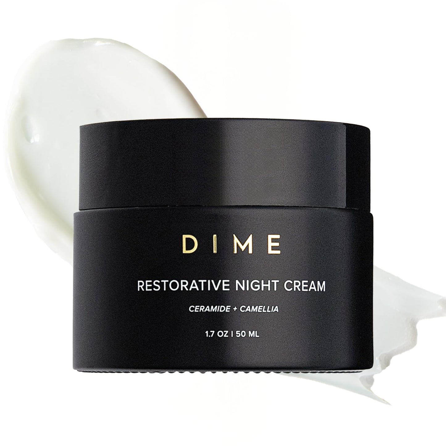 DIME Beauty Restorative Night Cream, Facial Moisturizer with Ceramides and Sea Buckthorn, 1.7 oz / 50 ml in Pump - dailyvitalstore