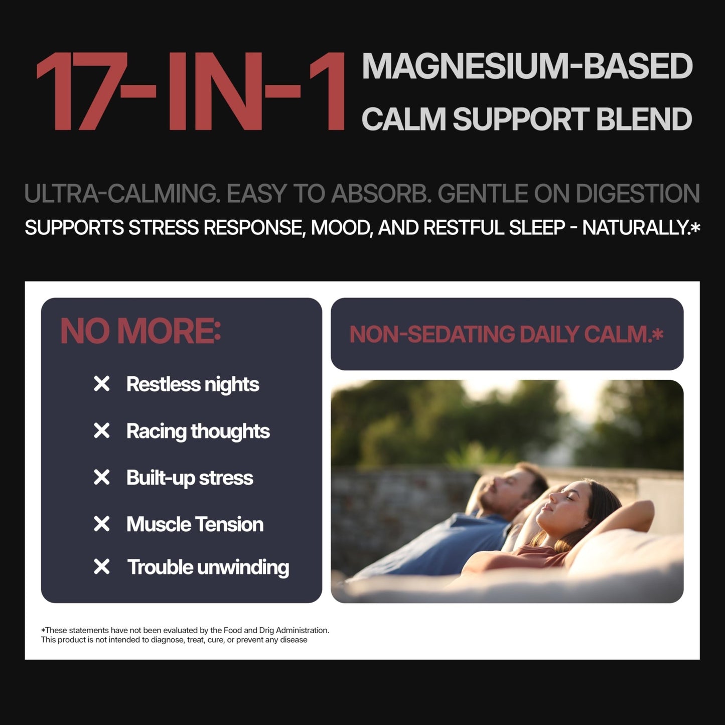 DLNIA Magnesium Glycinate Stress & Cortisol Support Gummies | Calm Focus by Day, Deep Sleep by Night | 17-in-1 with KSM-66® Ashwagandha, L-Theanine & Lion’s Mane - dailyvitalstore