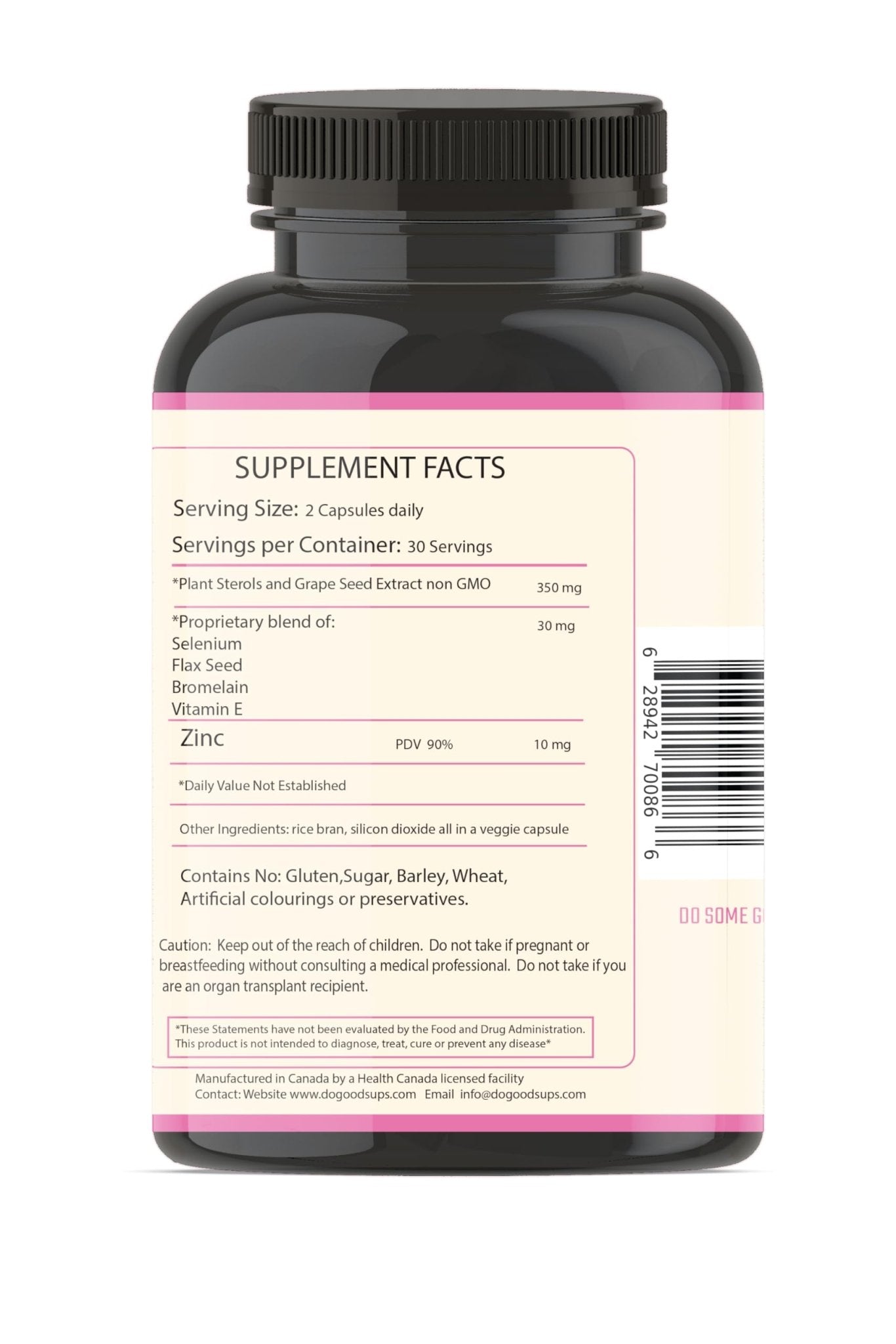 Do Good Sups The Looker 60 Caps- Skin Hair and Nails Vitamins - Natural Collagen Production - Reduces Hair Thinning - Skin Elasticity - Skin Moisture - Plant Sterols Bromelain Zinc Vitamin E Selenium - dailyvitalstore