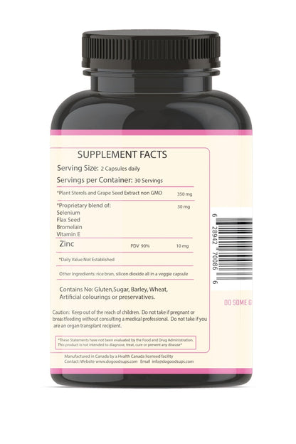 Do Good Sups The Looker 60 Caps- Skin Hair and Nails Vitamins - Natural Collagen Production - Reduces Hair Thinning - Skin Elasticity - Skin Moisture - Plant Sterols Bromelain Zinc Vitamin E Selenium - dailyvitalstore