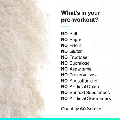 Do Vitamins PurePump Clean Pre Workout Powder for Men & Women - Preworkout with Creatine BCAA - Clean Energy Pre-Workout - All Actives. Zero fillers. - dailyvitalstore