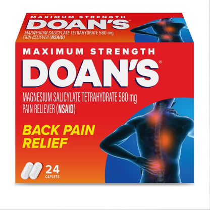 Doans Extra Strength Pain Reliever 24 Count (Pack of 4) - dailyvitalstore