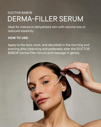 DOCTOR BABOR Lifting Derma Filler Serum, Collagen Peptide Complex, Firmer Smoother Complexion, Hyaluronic Acid Hydrates & Plumps Skin, Reduce Wrinkles - dailyvitalstore