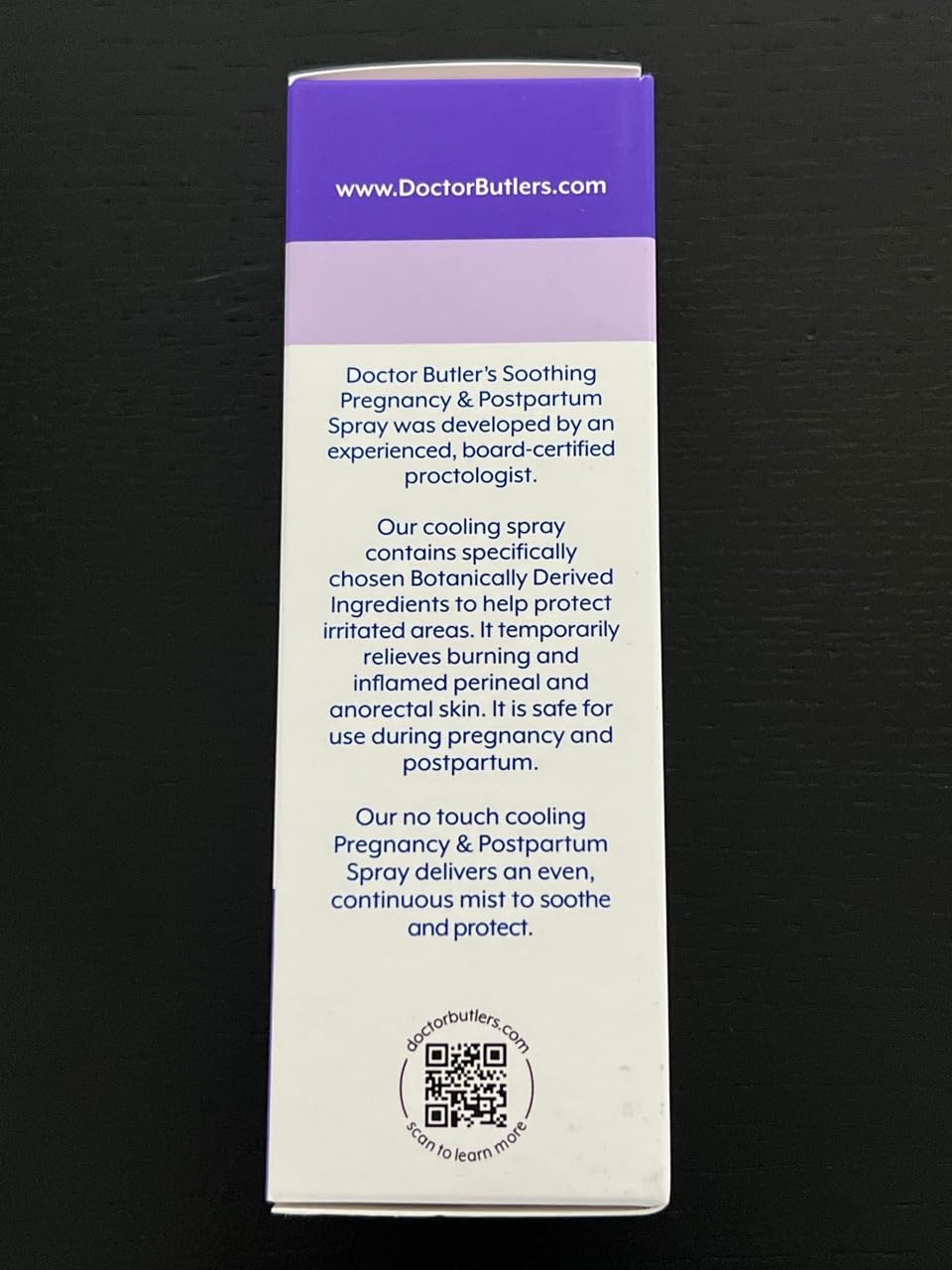 Doctor Butler's Pregnancy & Postpartum Spray - Perineal Spray and Hemorrhoid Treatment with Aloe and Chamomile, Pregnancy Support and Postpartum Essentials, Paraben Free (3oz) - dailyvitalstore