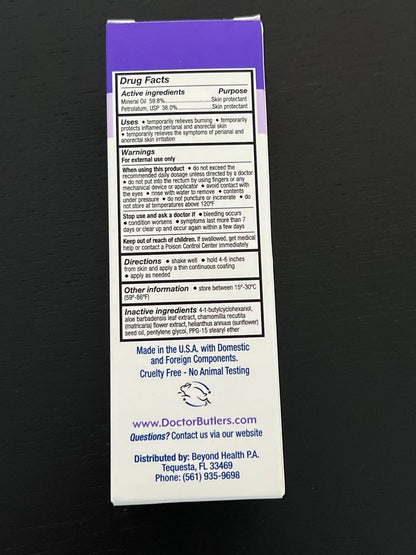 Doctor Butler's Pregnancy & Postpartum Spray - Perineal Spray and Hemorrhoid Treatment with Aloe and Chamomile, Pregnancy Support and Postpartum Essentials, Paraben Free (3oz) - dailyvitalstore