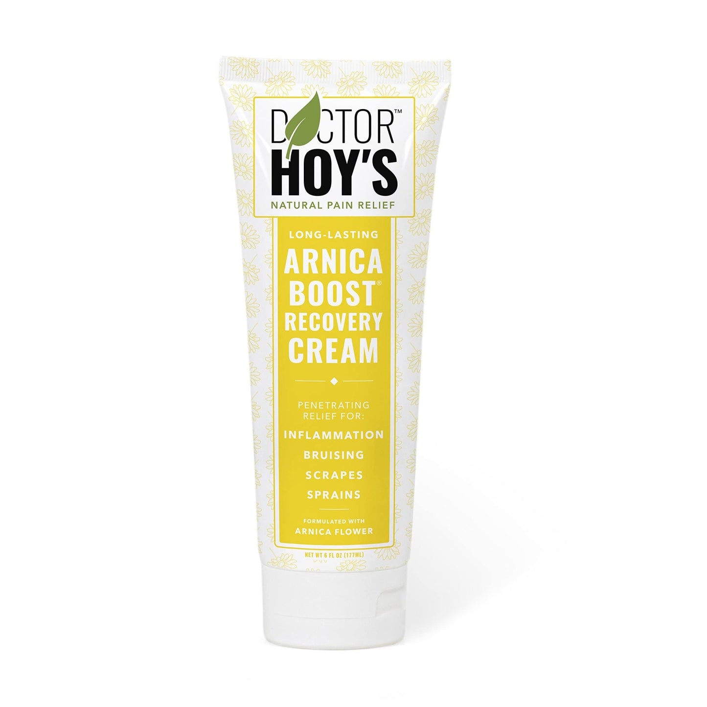 DOCTOR HOY'S Natural Arnica Boost Recovery Cream, Bruise and Muscle Pain Relief Cream, Topical Homeopathic Formula with Arnica Montana for Rapid Bruise Relief (6 Fl Oz) - dailyvitalstore