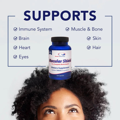 Doctor’s Advantage Macular Shield Eye Vitamins Plus Multivitamin – 120 Capsules, 30-Day Supply – Lutein and Zeaxanthin Supplements - dailyvitalstore
