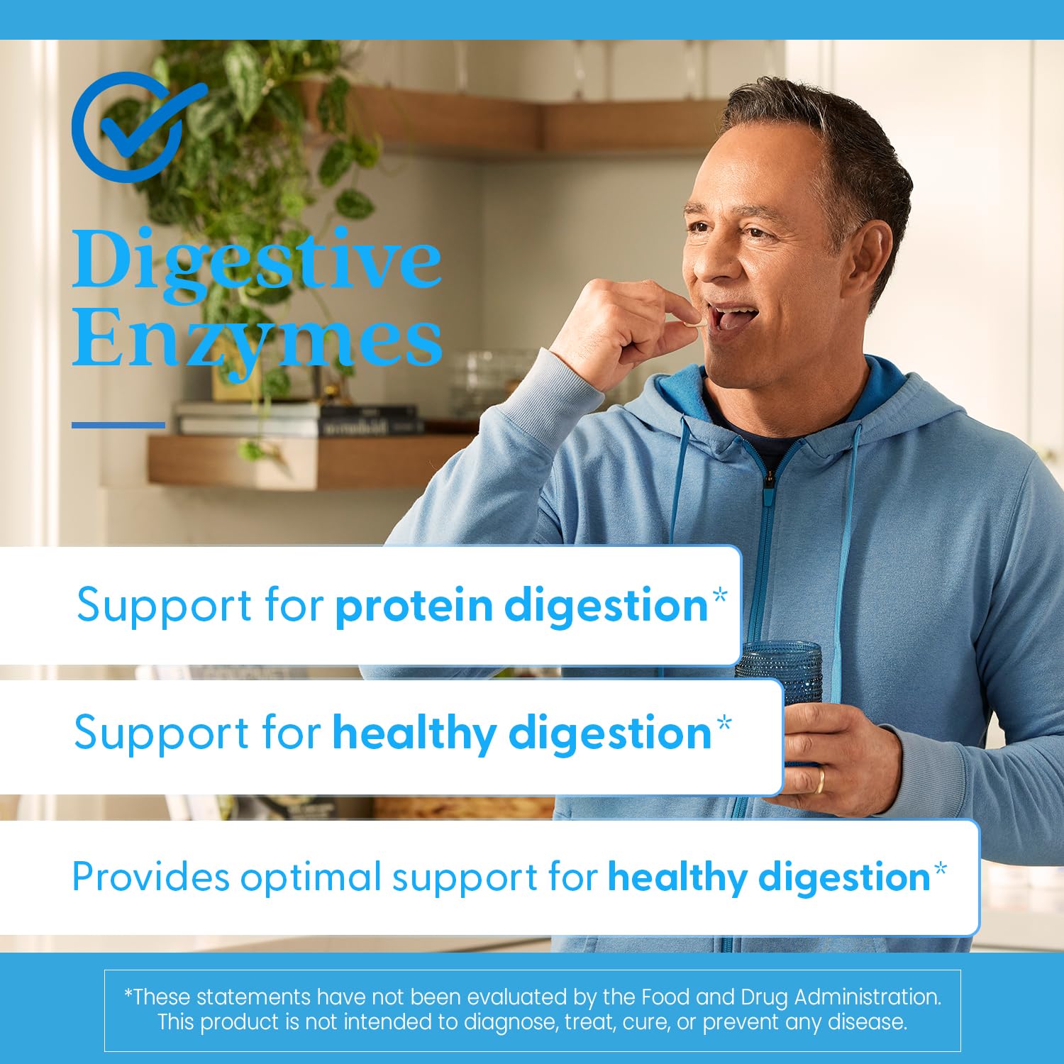 Doctor's Best Digestive Enzymes Supplement for Women & Men - Supports Gut Health, Digestion, & Overall Wellness, Formulated with Amylase, Super Enzyme Blend - dailyvitalstore