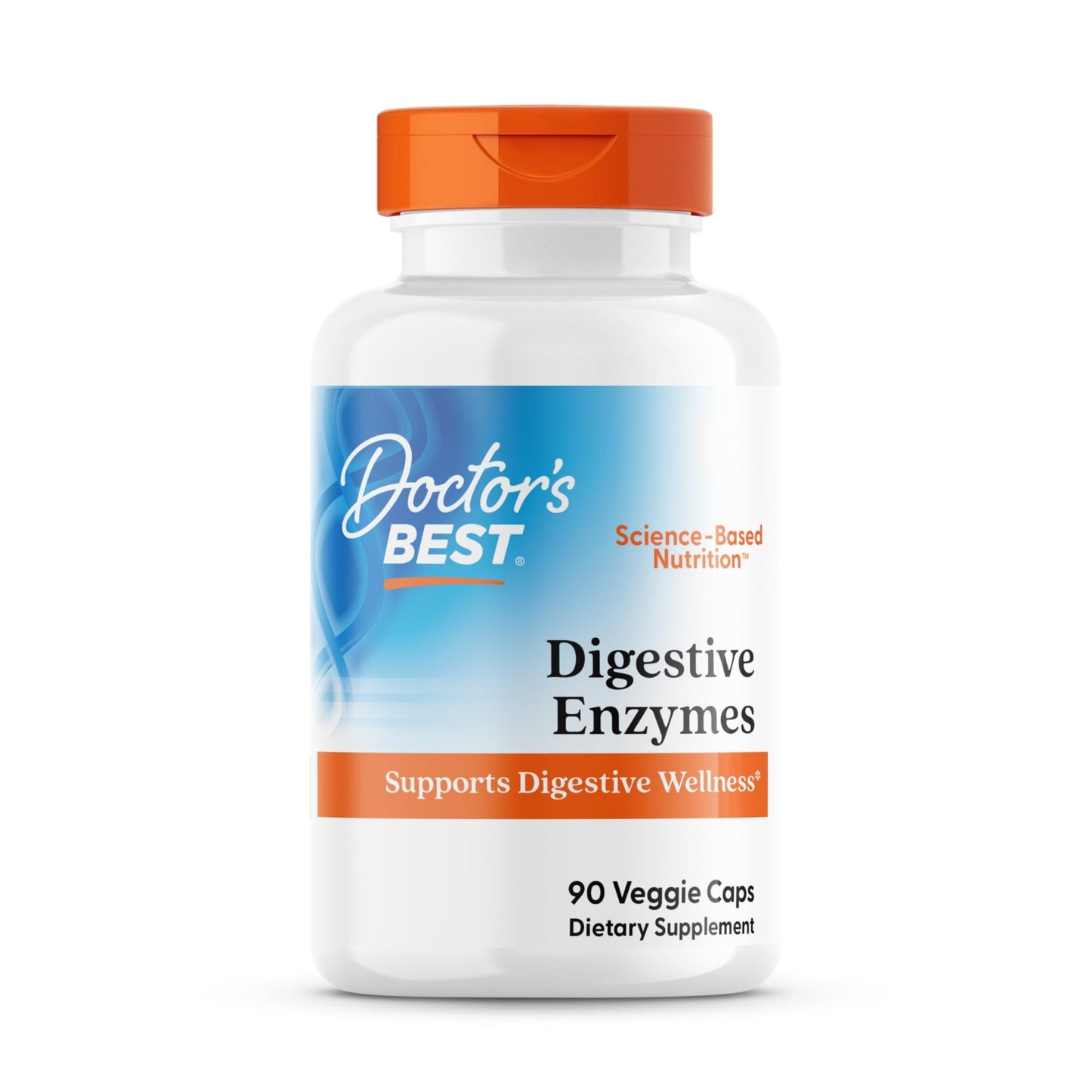 Doctor's Best Digestive Enzymes Supplement for Women & Men - Supports Gut Health, Digestion, & Overall Wellness, Formulated with Amylase, Super Enzyme Blend - dailyvitalstore