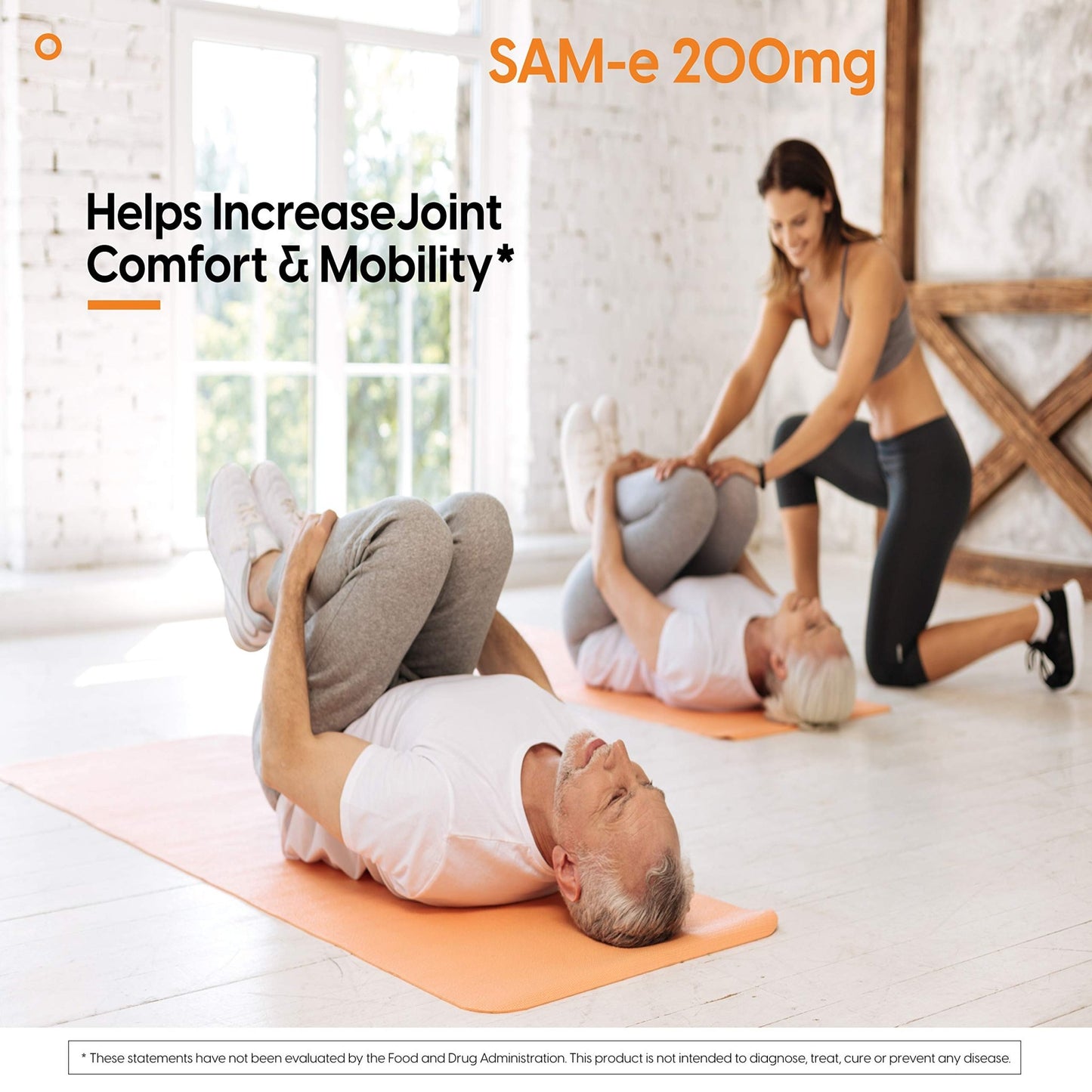 Doctor's Best SAM-e Mood & Joint Support & Liver Health (Pharmaceutical Grade/Non-GMO/Gluten Free/Vegetarian), Tablet, 60 Count (Pack of 1) - dailyvitalstore